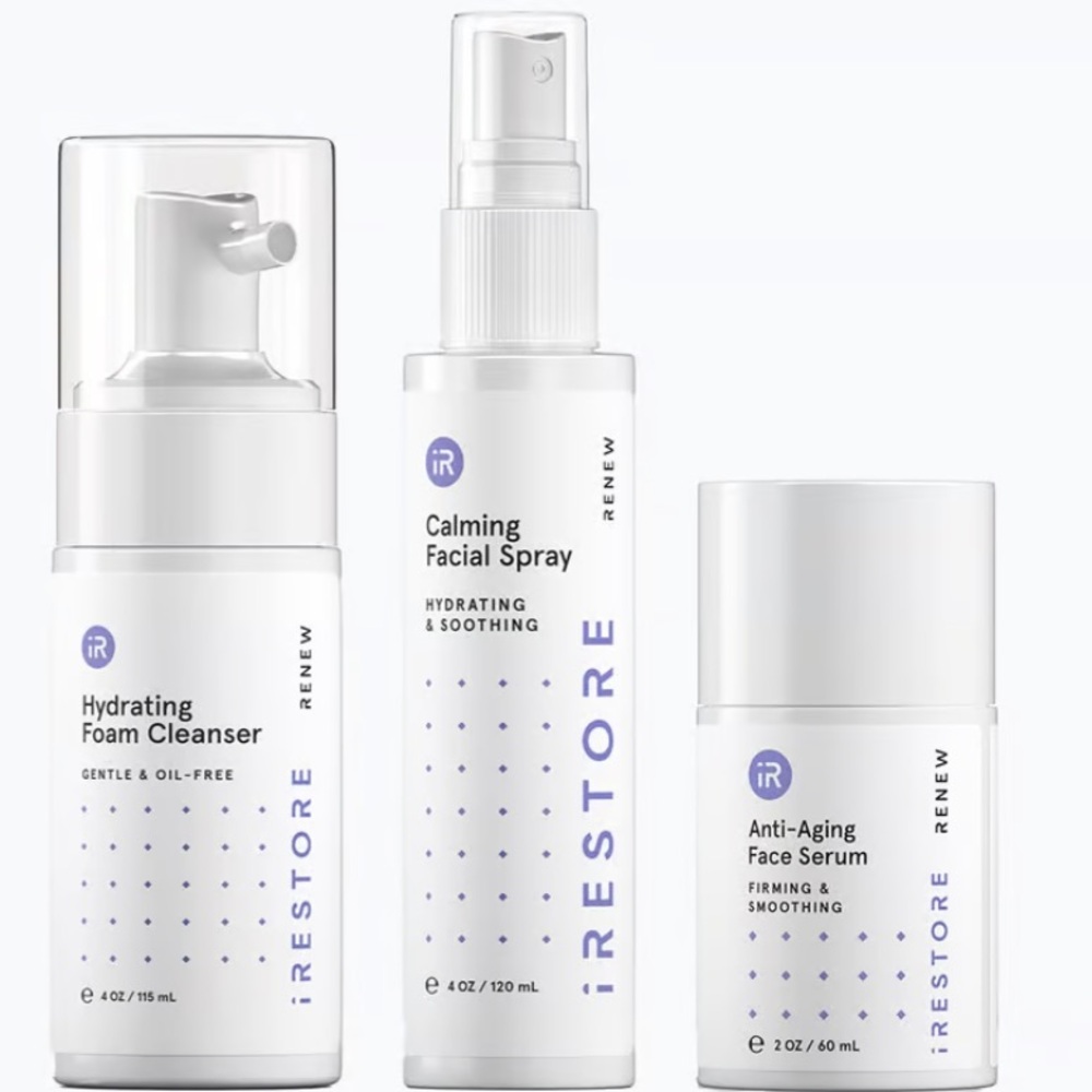 Unopened iRestore Red Light Therapy Skincare Bundle